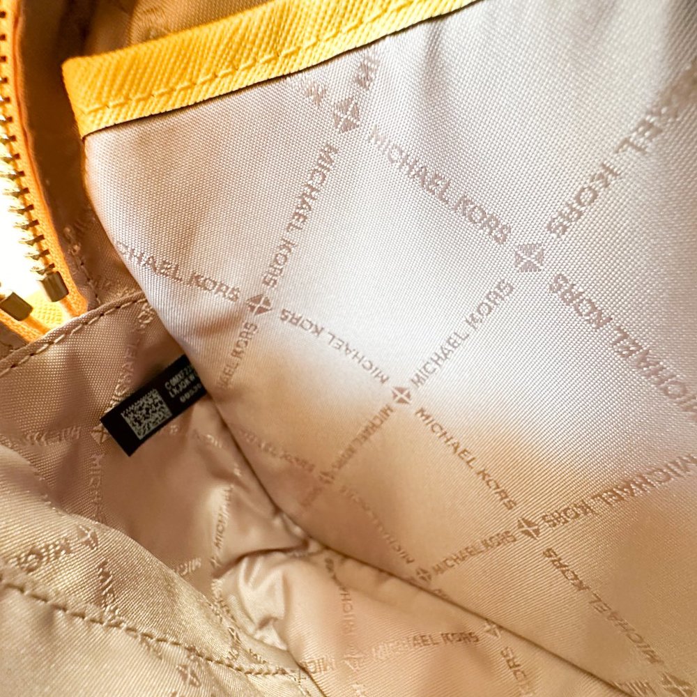 Michael Kors Jet Set Item East West Chain Shoulder Crossbody Bag Daffodil - Picture 7 of 12